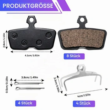 Brzdové destičky pro SRAM Avid Code R RS RSC Guide RE G2 RE DB8 Motive, polokovové kotoučové