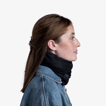 Buff Unisex nákrčník Polar obojstranná multifunkčná šatka (1 balenie) jedna veľkosť čierna/priesvitná