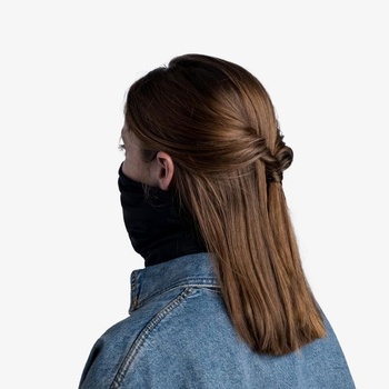 Buff Unisex nákrčník Polar obojstranná multifunkčná šatka (1 balenie) jedna veľkosť čierna/priesvitná