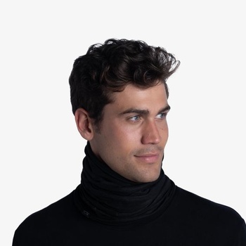 Buff Unisex nákrčník Polar obojstranná multifunkčná šatka (1 balenie) jedna veľkosť čierna/priesvitná