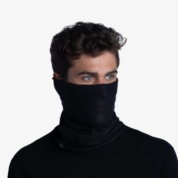 Buff Unisex nákrčník Polar obojstranná multifunkčná šatka (1 balenie) jedna veľkosť čierna/priesvitná