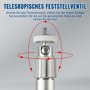 Teleskopický nástenný držiak kamery 20–40 cm pre bezpečnostné kamery – Univerzálny držiak kamery s