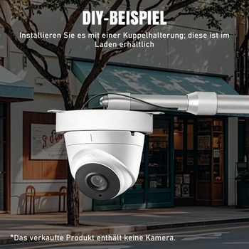 Teleskopický nástenný držiak kamery 20–40 cm pre bezpečnostné kamery – Univerzálny držiak kamery s