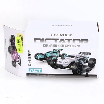 Auto na diaľkové ovládanie Tecnock, mierka 1:18, RC auto s pohonom 2 kolies (2WD) s rýchlonabíjaním