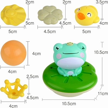 Plávajúce žabka SPITZER TOYS s fontánou 15cm