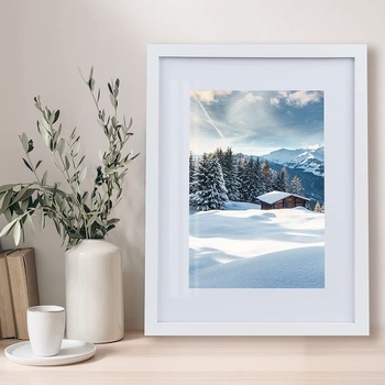 Rám na obrazy 30×40 cm biela (16 palcov)