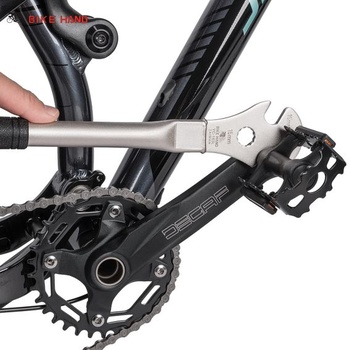 Kľúč na pedále bicykla, nástroje na kľúče na pedále s extra dlhou rukoväťou pre demontáž a