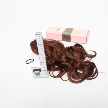 cop Flufymooz s klipom hnedý 66 cm
