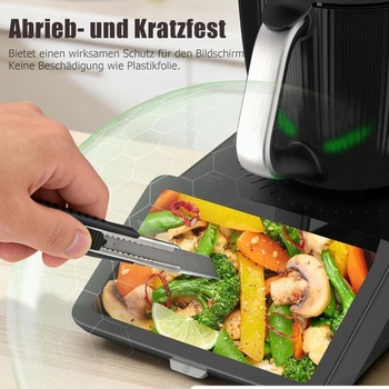 Ochranná fólia na displej pre Thermomix TM7, sada 2 ks tvrdeného skla Ancable 9H kompatibilného s