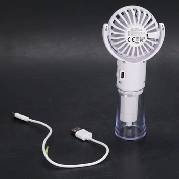 Ručný ventilátor, prenosný mini ručný ventilátor s vodnou hmlou, dobíjací USB ventilátor so 4