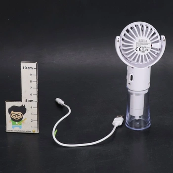 Ručný ventilátor, prenosný mini ručný ventilátor s vodnou hmlou, dobíjací USB ventilátor so 4