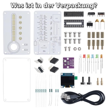 Teplomer a vlhkomer Lumenrix s OLED smajlíkmi