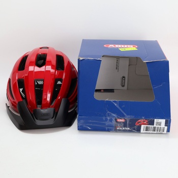 Cyklistická helma ABUS 87222, červená (Blaze Red), M (52-58 cm)