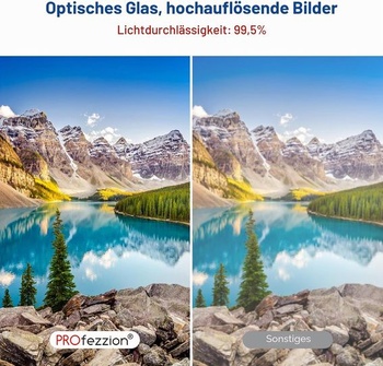 PROfezzion Slim UV filter 55mm ochranný filter pre Nikon D3500 D3400 D5600 so sadovým objektívom AF-P