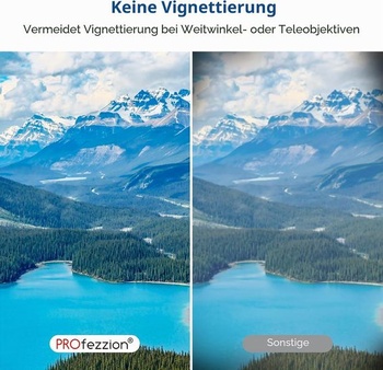 PROfezzion Slim UV filter 55mm ochranný filter pre Nikon D3500 D3400 D5600 so sadovým objektívom AF-P