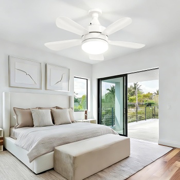 Stropný ventilátor JVURICE s LED osvetlením