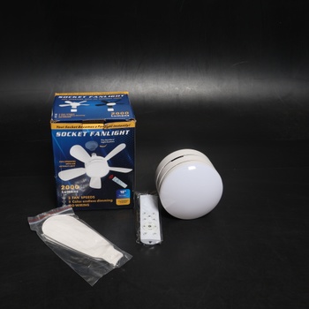 Stropný ventilátor JVURICE s LED osvetlením
