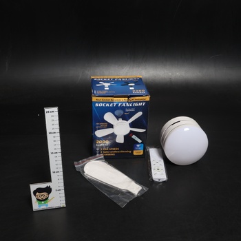 Stropný ventilátor JVURICE s LED osvetlením