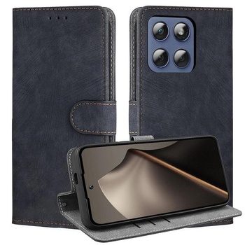 Kožený kryt na telefón pre Motorola Edge 70 Fusion, puzdro s RFID ochranou, magnetické ochranné