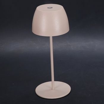 BRILONER - Mini LED stolná lampa bezdrôtovej IP44 s dotykom, plynule stmievateľné, batérie a zdroj