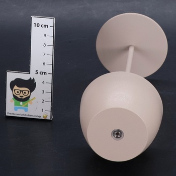 BRILONER - Mini LED stolná lampa bezdrôtovej IP44 s dotykom, plynule stmievateľné, batérie a zdroj