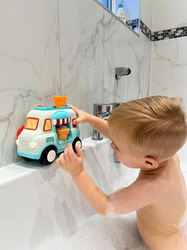 Hračka do kúpeľa Nuby Bubble Collection, zmrzlinárska, vek 3+