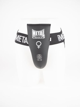Dámsky poloprofesionálny chránič slabín METAL BOXE (1. balenie) L, čierny