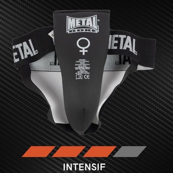 Dámský poloprofesionální chránič třísel METAL BOXE (1. balení) L, černý