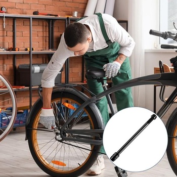 Priechodná os pre prívesy za bicykle, M12 x 1,0, dĺžka 200 mm, os bicykla pre prívesy, s