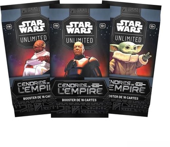 Asmodee - Star Wars Unlimited - Ashes of the Empire - Booster balíček so 16 kartami