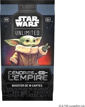 Asmodee - Star Wars Unlimited - Ashes of the Empire - Booster balíček se 16 kartami