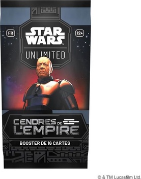 Asmodee - Star Wars Unlimited - Ashes of the Empire - Booster balíček se 16 kartami