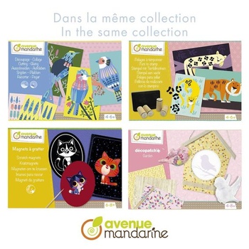 My Mandarine 42718O Kreatívna krabička Décopatch pre deti od 7 rokov Love