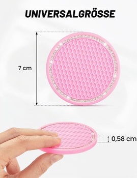 JOYTUTUS Držiaky na nápoje do auta, Univerzálna vložka do držiaka na nápoje do auta, Protišmykové