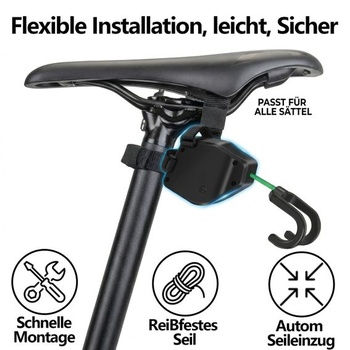 Ťažné lano pre bicykle pre deti - 2,5m elastické ťažné lano pre horské bicykle (MTB) a