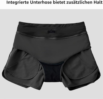 Dámske kúpacie šortky WILLIT čierne veľ. L