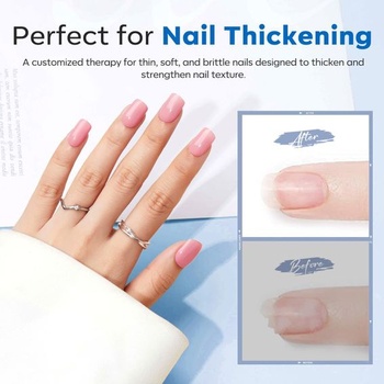 Modelones Rubber Base Gél 10ml Číry nanášací UV LED Rubber Base Coat UV lak na nechty Podkladový gél