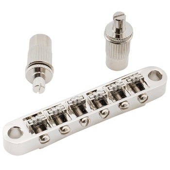 Musiclily Pro Rollers Tune-O-Matic Bridge Roller Bridge pro elektrickou kytaru Les Paul LP SG, nikl