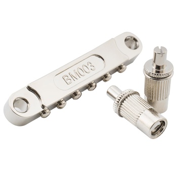 Musiclily Pro Rollers Tune-O-Matic Bridge Roller Bridge pro elektrickou kytaru Les Paul LP SG, nikl