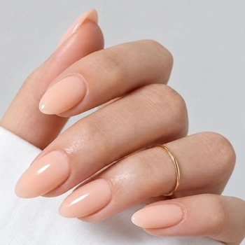 AZUREBEAUTY Nail-on krátke nechty mandľové telovo ružové 32…