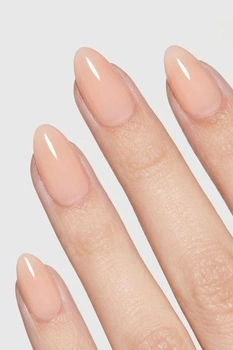 AZUREBEAUTY Nail-on krátké nehty mandlové tělově růžové 32 kusů lepicích nehtů celé krytí salonní