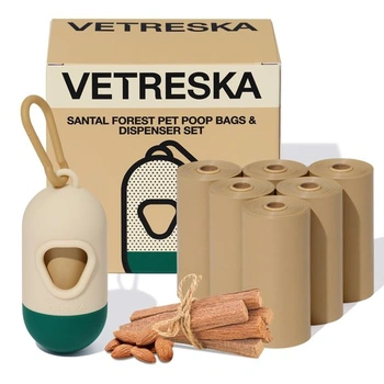 VETRESKA Vrecká na psie exkrementy s dávkovačom,…