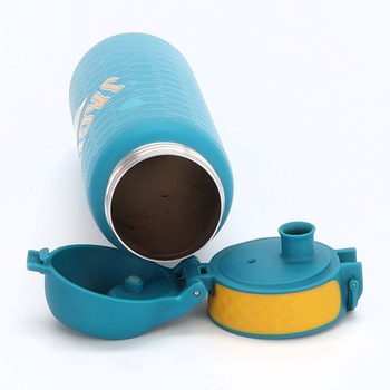 Láhev na vodu Ion8 Steel, 600 ml, Netěsnost, Otevírání jednou rukou, Bezpečné zamykání, Lze mýt v
