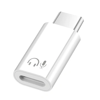 1 ks Adaptér Lightning na USB-C audio, [certifikovaný MFi]…