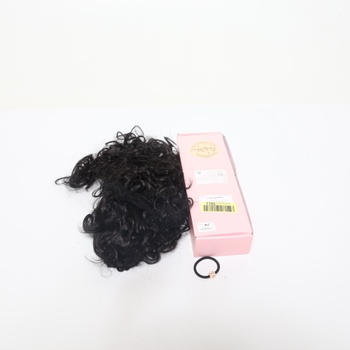 Príčesok Flufymooz, čiernohnedá, 46 cm
