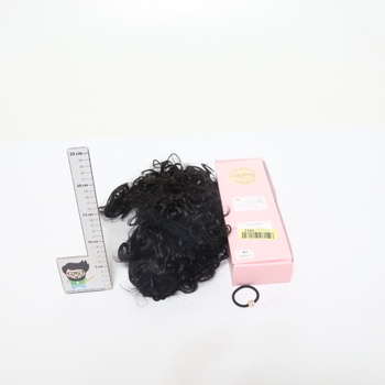 Príčesok Flufymooz, čiernohnedá, 46 cm