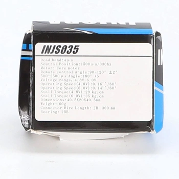 INJORA RC servomotor 35 kg Digitální servo Metal Gear RC příslušenství pro 1:10 RC pásový pás SCX10