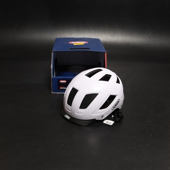 Cyklistická helma Abus bílá, HYBAN 2.0