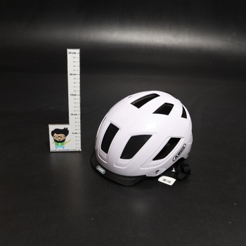 Cyklistická helma Abus bílá, HYBAN 2.0