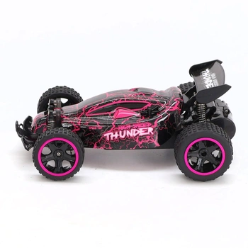 RC auto Tecnock s LED ružová